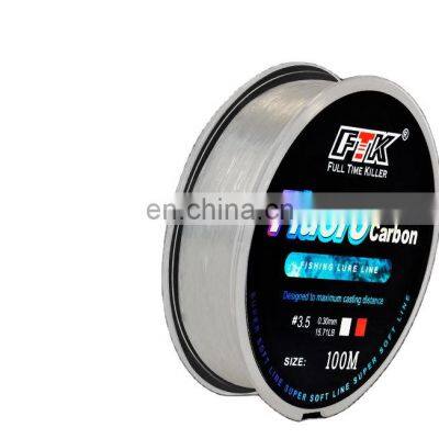 100m 100% Fluorocarbon Nylon Fishing Line Smooth and High Strength High Quality  Fishing Line