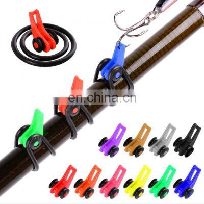 High End Royal Class 10 colors Hook Keeper Lure Keeper For Fishing Rod Pole Baitcasting Rod Pole