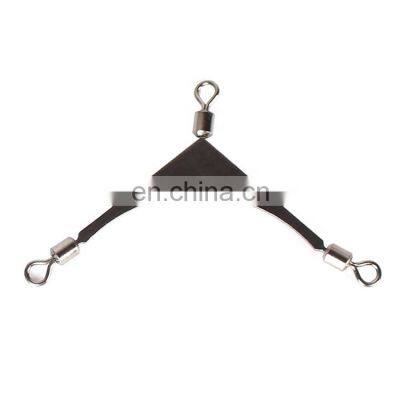 Flexible Rotation Cross Brass Barrel Fishing Snap Swivel photo-5