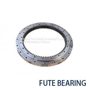 RKS.061.20.0744 bearing Medium size four-point contact ball slewing bearing with an external gear