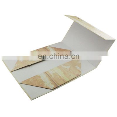 Custom decorative gift boxes with magnetic lid and book style gift folding boxes