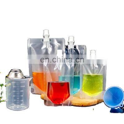 Custom Printed 30ml 50ml 100ml 250ml Spout Pouches With Spout Pouch With Flip photo-3