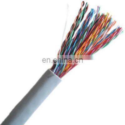 round/flat cat3 multi pair telephone cable copper/cca/ccs telephone cable