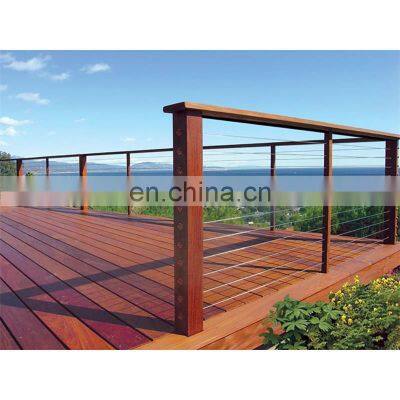 Wire Rope Railings With Cable Tension