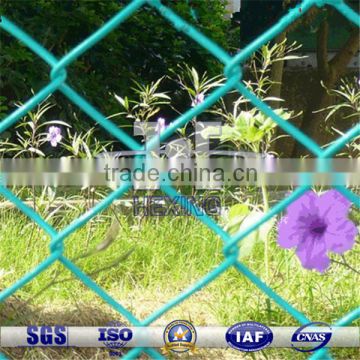 plastic coated diamond chain link mesh garden fence