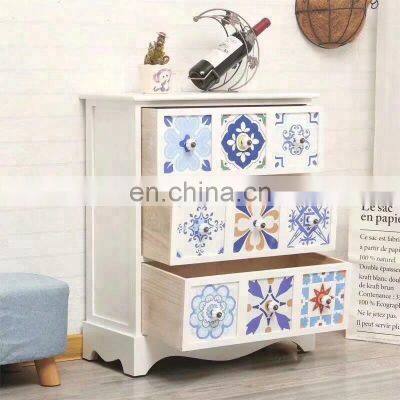 Factory Vintage 9 Drawers Wooden Cabinet photo-2
