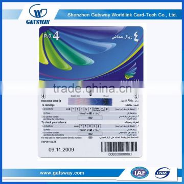 Reasonable Price Professional Telephone Recharge Card