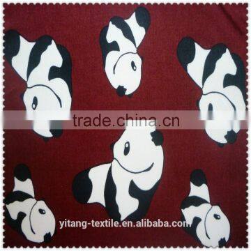 Panda pattern fabric