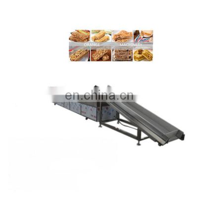 Stainless Steel Automatic Muesli Nut Candy Bar Making Machine Cereal Protein Energy Bar Production Line for sale