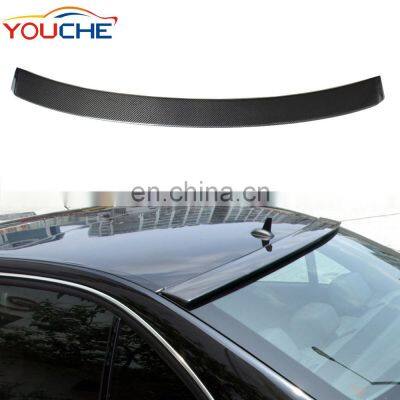 Roof spoiler carbon fiber roof trunk wings for Mercedes C class W204 4 door  2007-2014