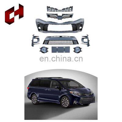 CH New Arrival Best Fitment Front Rear Bumper Trunk Wing Led Headlight Full Kits For Toyota Sienna 2011-2016 To 2018