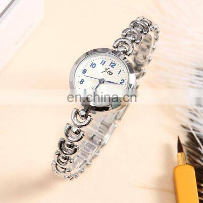 JW 6321 Fashionable Chain Stainless Steel Quartz Analog 2020 Bracelet Watch For Women photo-2