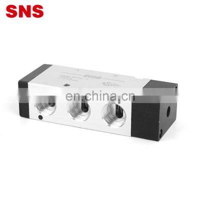 SNS 4A Series Factory Low Price Pneumatic Operated 5 Way Air Control Solenoid Valve photo-3