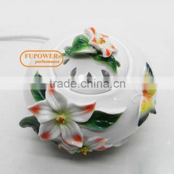 Super beautiful Chinese Craftmanship ceramic ELECTRIC AROMATHERAPY ESSENTIAL OIL BURNER/DIFFUSER                        
                                                Quality Choice