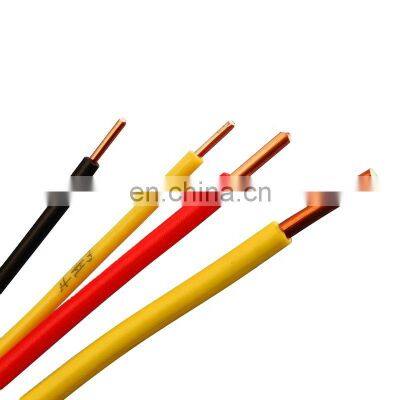 Hot Sale 1mm 2.5mm 3mm Single Core Copper Electrical Cable Wire