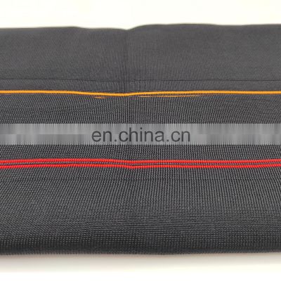 Alta Calidad 98% polyester 2% spandex supplier sewing t shirt rib polyester spandex flat rib knit fabric