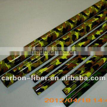 carbon fiber telescopic tube in colorful surface