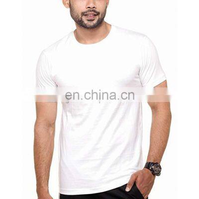 Wholesale Plain White 100% Organic Cotton T-shirt Custom Printing white t shirts oversized t-shirt