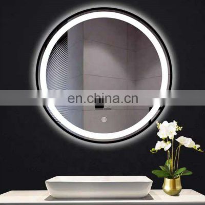 24 inch luxurious bathroom led mirror smart mirror round smart led mirror bathroom