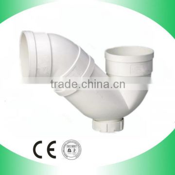 PVC plastic pipe fittings shipping from China