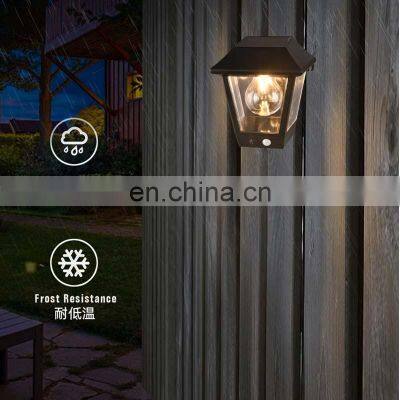 Waterproof Outdoor Sensor Garden Wall Plastic Led Solar Lamp photo-4