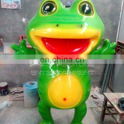 Outdoor hot sale cheap amusement park games up and down jumping frog ride frog hopper machine for sale