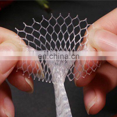 Manufacturer Direct Sales Durable PP Glass Bottle Protective Net PE Plastic Bag Packaging Rose Protector Mesh Net Sleeve photo-2
