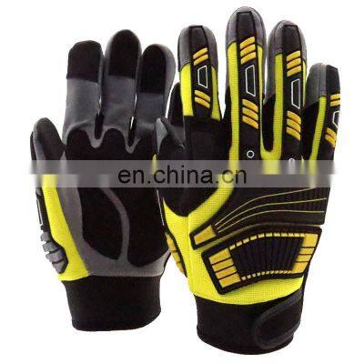 Factory Cheap TPR Industrial Cut Resistant Protective Hand Safety Impact Working Mechanic Gloves