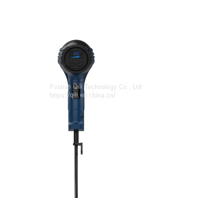 Qr-612A Qili Factory Wholesale Rear Button Intelligent Temperature Control LCD Digital Display Hot Air Gun photo-2