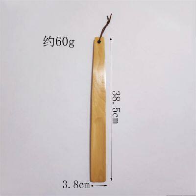Luxury Hotel Shoehorns Long Handled Wood Shoe Spoon Japanese Household Wooden Shoe Horn photo-3