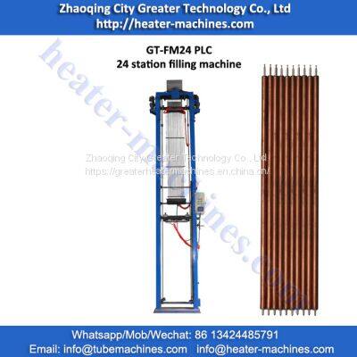 24 Station MGO Powder Filling Machine for Tubular Heater photo-3