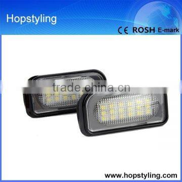 Free shipping china exporter car license/number plate lamp Canbus No Error code for W203 4D Sedan