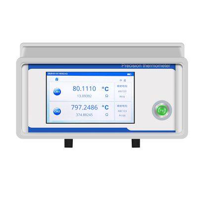 Bench type two-channel thermometer