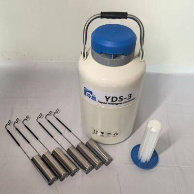 ISO9001 Animal Artificial Insemination Yds3L Small Liquid Nitrogen Tank photo-4