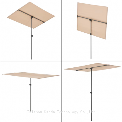 Adjustable Umbrella K/D Structure for Outdoor Balcony Use Steel Material