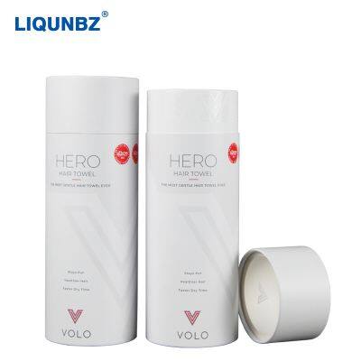 Cosmetic flat edge heaven and earth cover essence face cream skin care product cylinder packaging box paper tube manufacturer