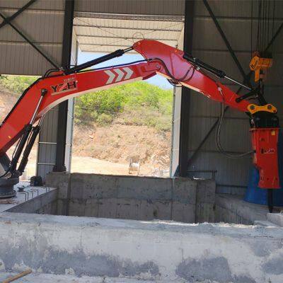 Pedestal Boom Rockbreaker