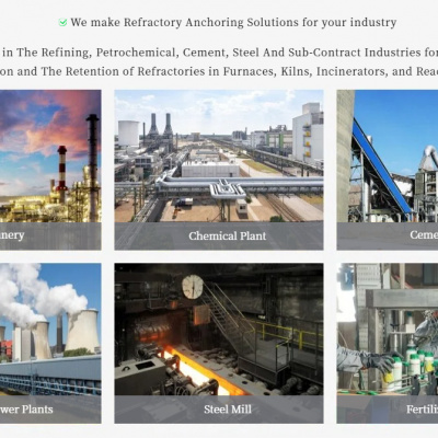 Hexmesh Stainless Steel 410 Bonding Hole Hexmesh Lance Tabs Hexagonal Mesh , for Fix Refractory Materials for FCC Units in Refineries photo-3