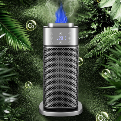 Обогреватель/Увлажнитель с парообразованием/Электрический обогреватель с 3D имитацией пламени и пультом дистанционного управления (Wechat: 13510231336)