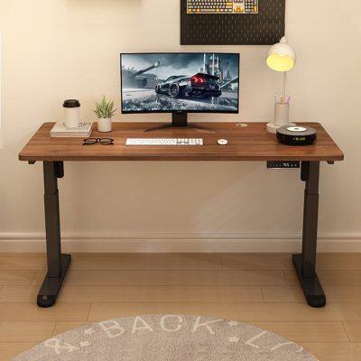 Computer Gaming Desk Metal Base Laptop Electric Adjustable Standing Desk Student Table Factory Price photo-2