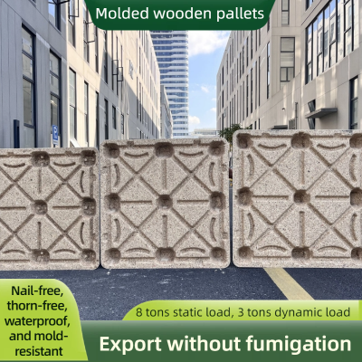 Eco-friendly, Recyclable Molded Wood Pallets — Compliant With European and American Standards — Hassle-Free Export