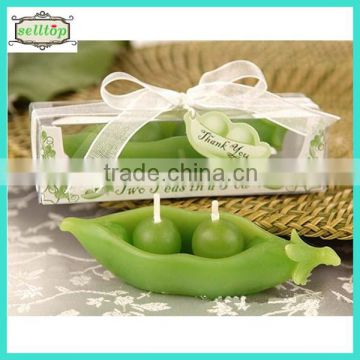 Hot sell bean shape candle philippine wedding giveaway