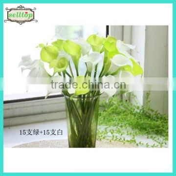 35cm mini real touch pu calla lily artificial flowers