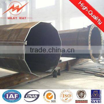 steel street light poles,galvanized steel electric pole