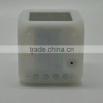 Hot Selling Seven Color Changing Alarm Clock, Square Clock photo-6