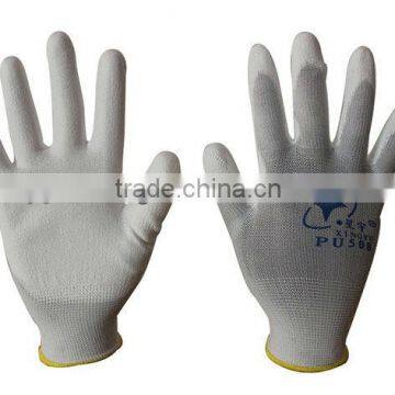 13 gauge pu palm coating glove