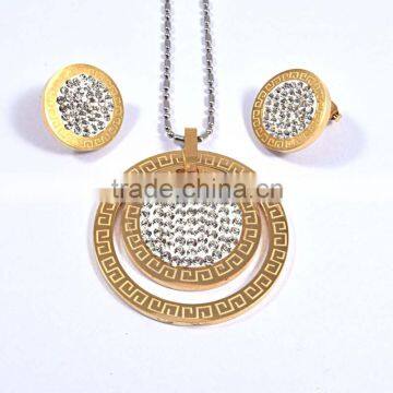 European Fashion Jewellery Gold Plated Fashion And Costume Jewelry Set photo-2