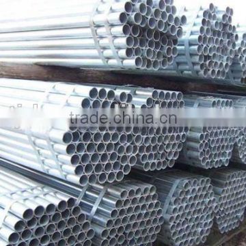 round galvanized steel pipe for building green house and fencing