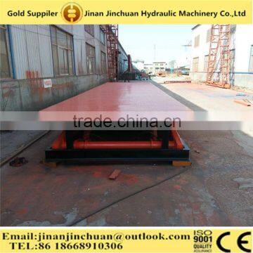 5000kg loading 2500mm height hydraulic scissor platforms/stationary scissor lift platform/ hydraulic lifting platform