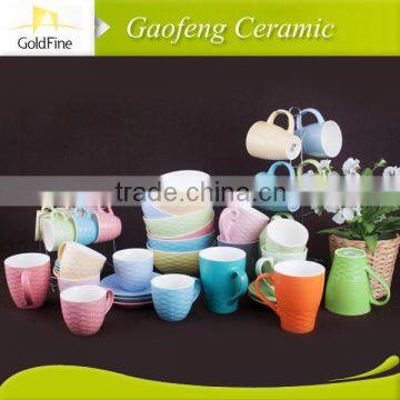 creative color body printing dinner sets